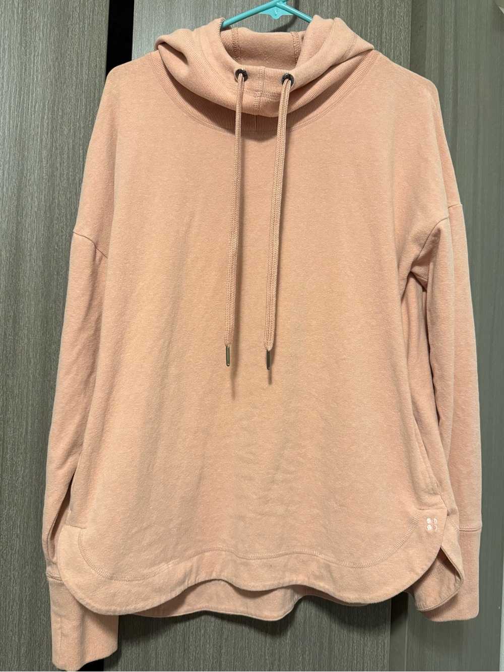 Sweaty Betty Peach Pullover Hoodie